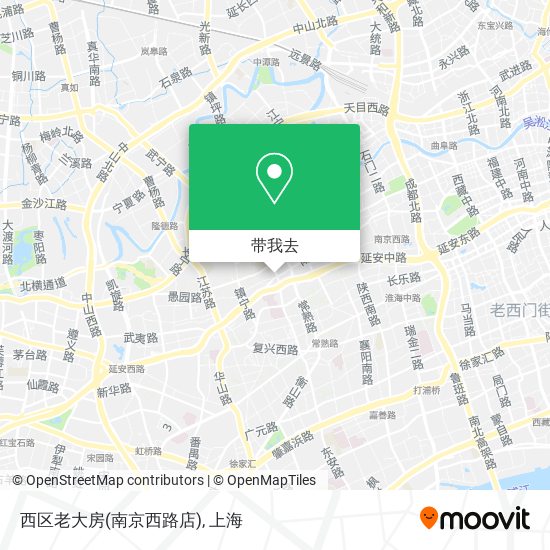 西区老大房(南京西路店)地图