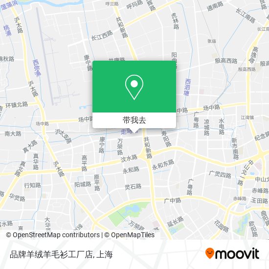 品牌羊绒羊毛衫工厂店地图