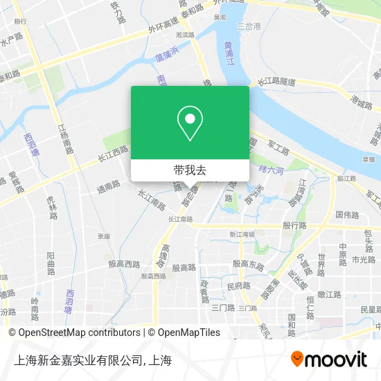 上海新金嘉实业有限公司地图