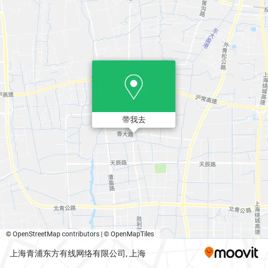 上海青浦东方有线网络有限公司地图