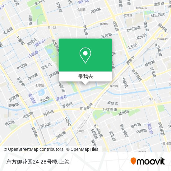 东方御花园24-28号楼地图