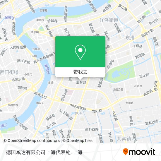 德国威达有限公司上海代表处地图