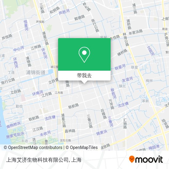 上海艾济生物科技有限公司地图