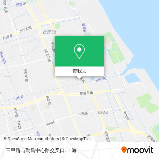 三甲路与勤昌中心路交叉口地图