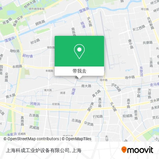 上海科成工业炉设备有限公司地图