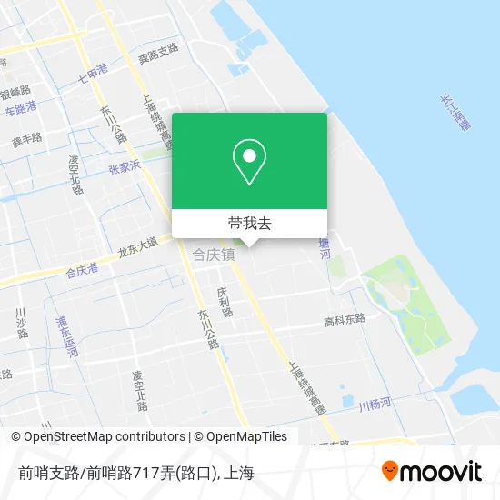 前哨支路/前哨路717弄(路口)地图
