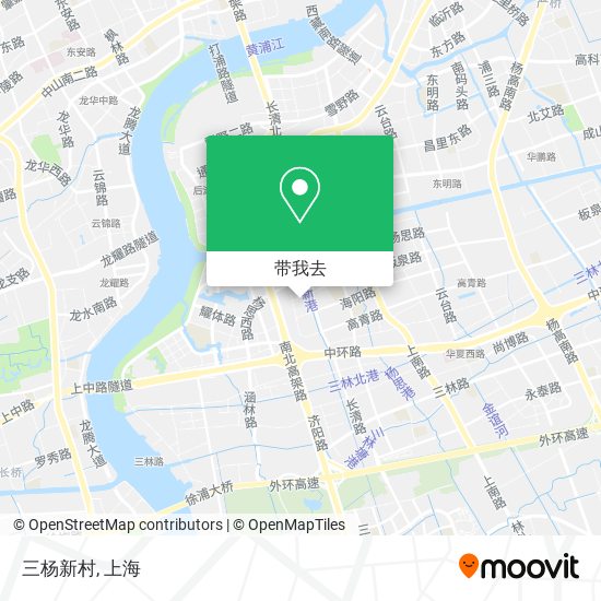 三杨新村地图