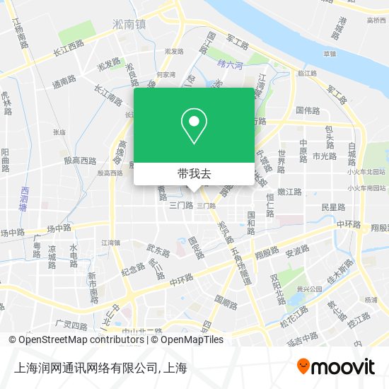 上海润网通讯网络有限公司地图