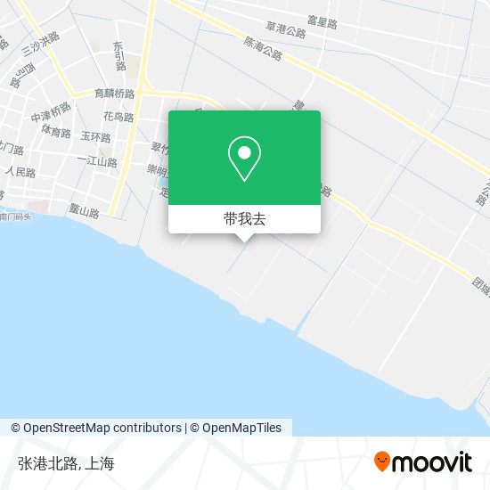 张港北路地图