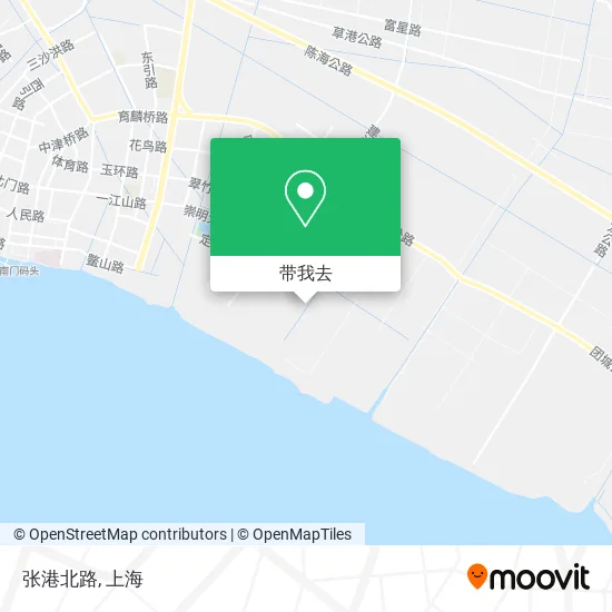 张港北路地图