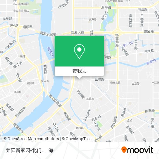 莱阳新家园-北门地图