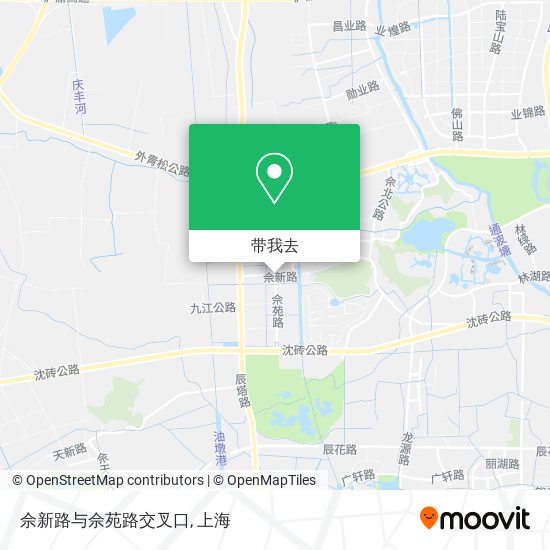 佘新路与佘苑路交叉口地图