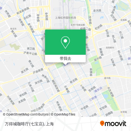 万得城咖啡厅(七宝店)地图