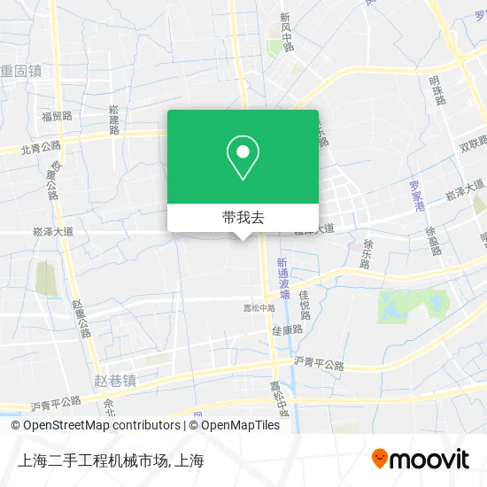 上海二手工程机械市场地图