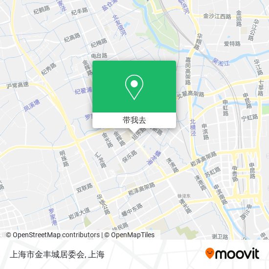 上海市金丰城居委会地图