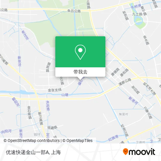优速快递金山一部A地图