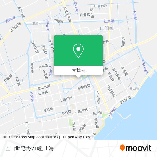 金山世纪城-21幢地图