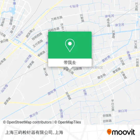 上海三屿检针器有限公司地图