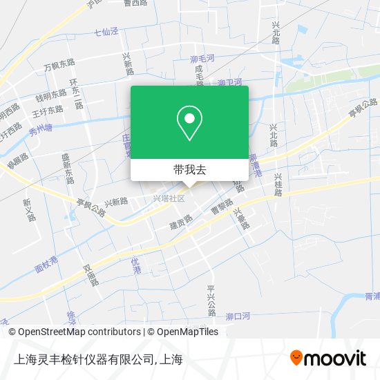 上海灵丰检针仪器有限公司地图