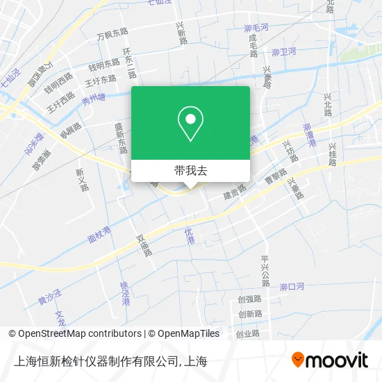 上海恒新检针仪器制作有限公司地图