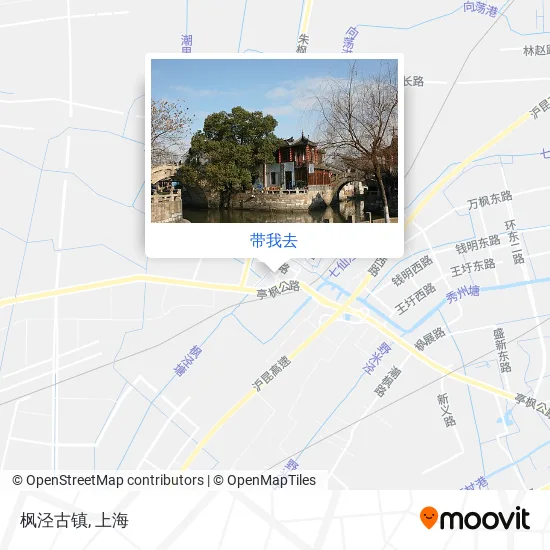 枫泾古镇地图