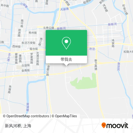 新风河桥地图