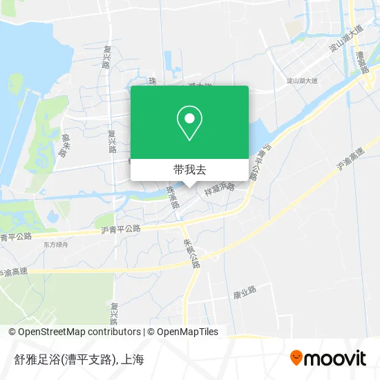 舒雅足浴(漕平支路)地图