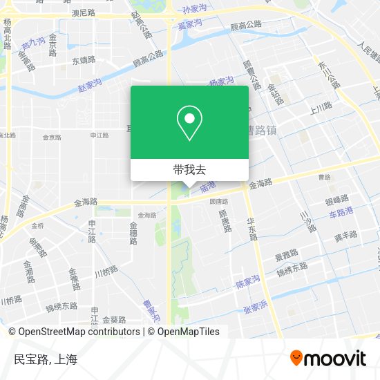 民宝路地图