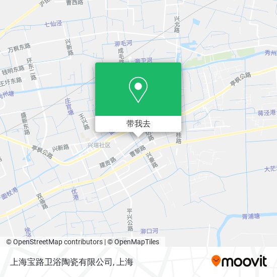 上海宝路卫浴陶瓷有限公司地图