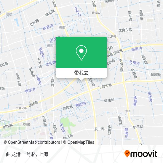 曲龙港一号桥地图