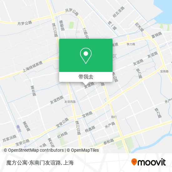 魔方公寓-东南门友谊路地图