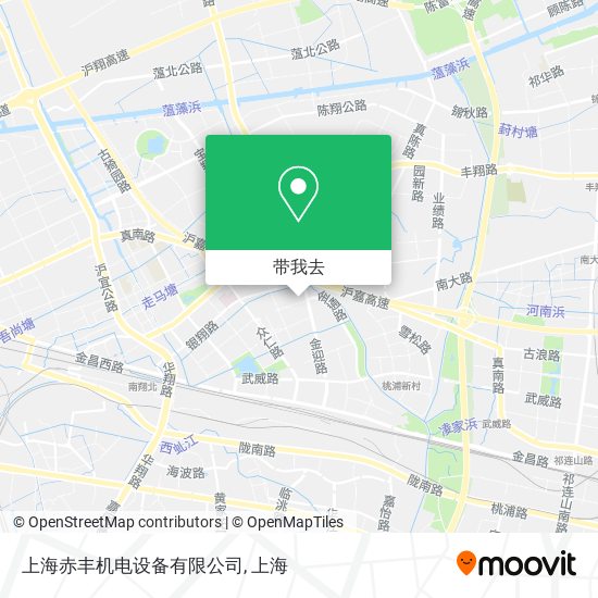 上海赤丰机电设备有限公司地图