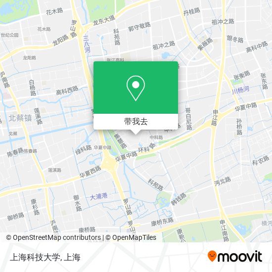 上海科技大学地图