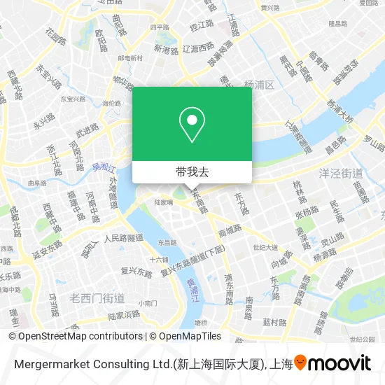 Mergermarket Consulting Ltd.(新上海国际大厦)地图