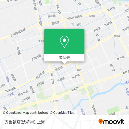 齐鲁饭店(沈桥街)地图