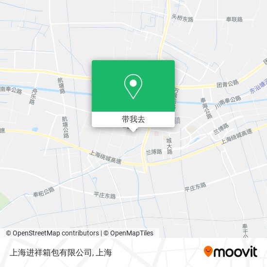 上海进祥箱包有限公司地图