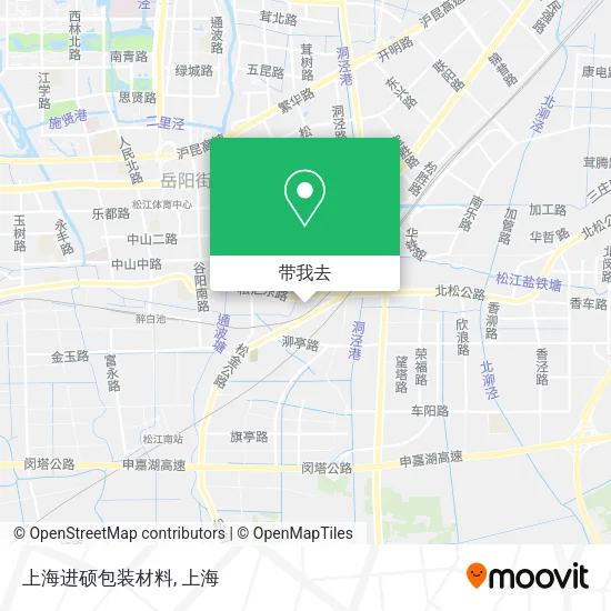 上海进硕包装材料地图