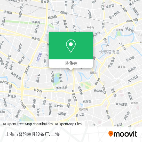 上海市普陀校具设备厂地图