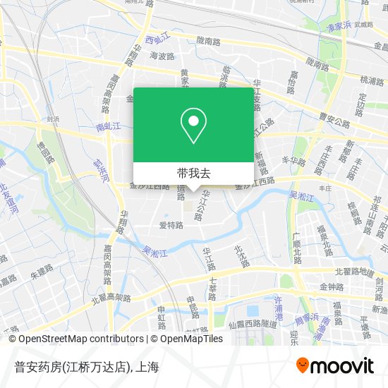 普安药房(江桥万达店)地图