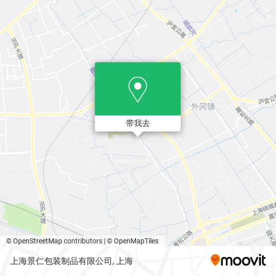 上海景仁包装制品有限公司地图