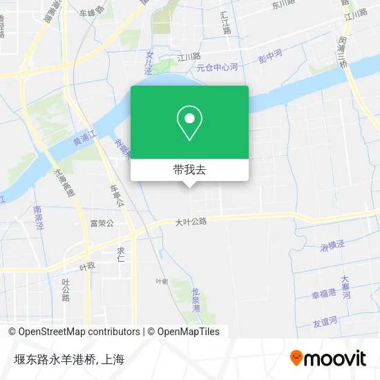 堰东路永羊港桥地图