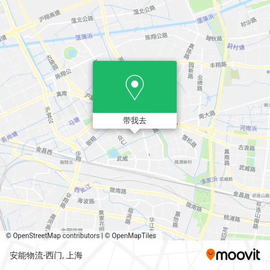 安能物流-西门地图