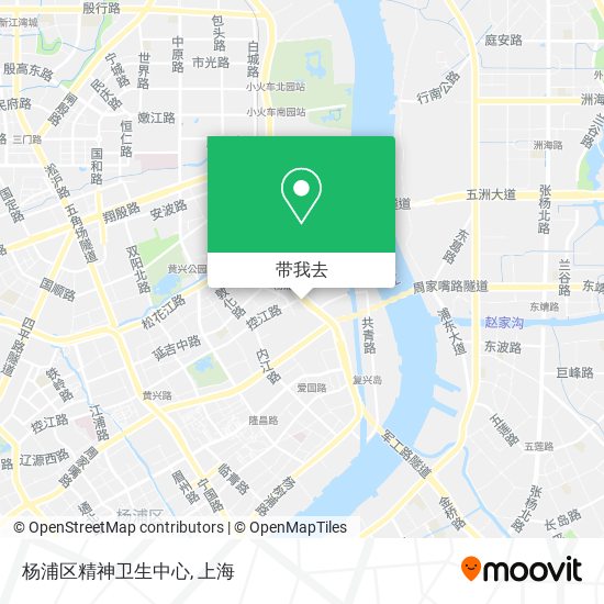 杨浦区精神卫生中心地图
