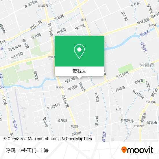 呼玛一村-正门地图