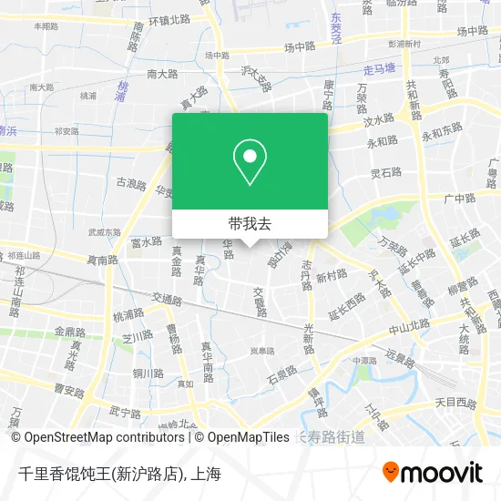 千里香馄饨王(新沪路店)地图