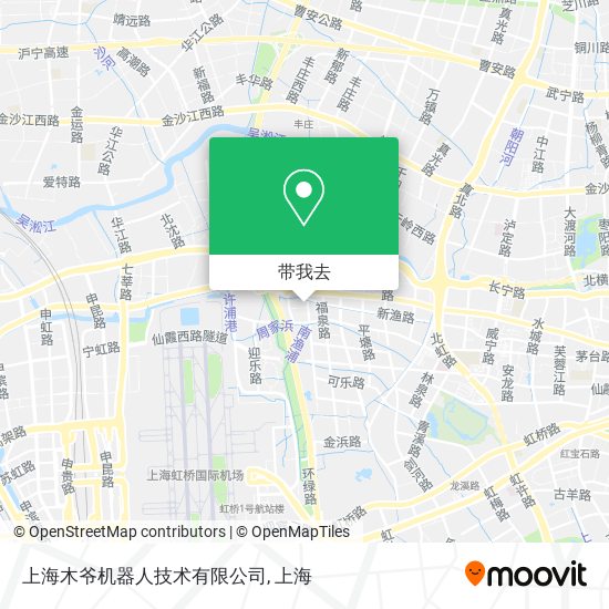 上海木爷机器人技术有限公司地图