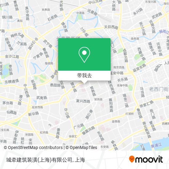 城牵建筑装潢(上海)有限公司地图