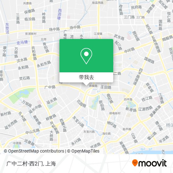 广中二村-西2门地图