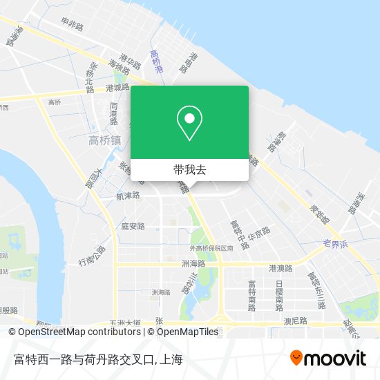 富特西一路与荷丹路交叉口地图