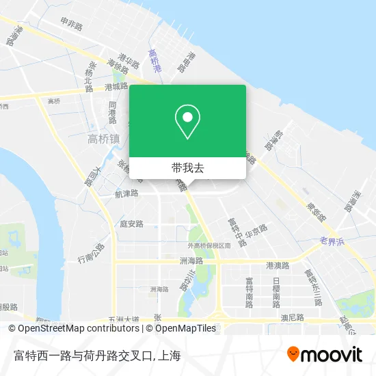 富特西一路与荷丹路交叉口地图